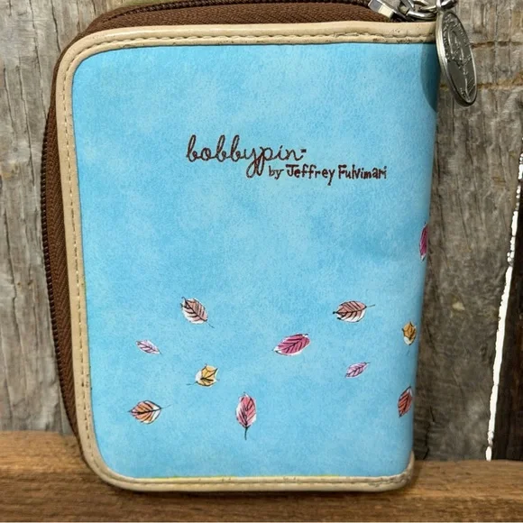 Jeffrey Fulvimari Nature Girl Bobbypin Wallet Zip/Snap - Picture 4 of 11